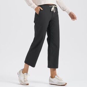 Vuori Womens Ripstop Wideleg Charcoal size Small